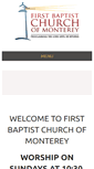 Mobile Screenshot of fbcmonterey.org